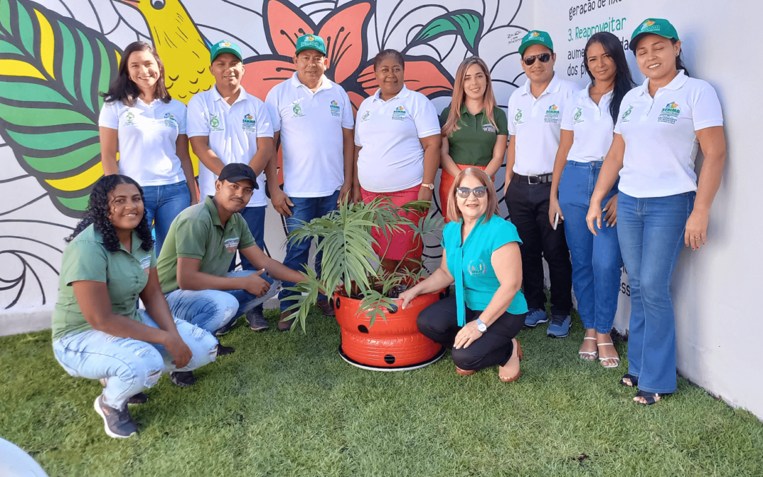 Governo de São Domingos por meio da SEMMA inaugura “EcoPonto” e lança o projeto “Recicla e Educa”.